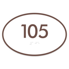 ADA Compliant Braille Floor Sign Aluminum Premium Professional Quality for Hotel Office Mall Commercial Building Project