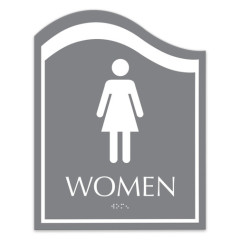 Hotel Interior ADA Signage Stainless Steel Wayfinding Directional Sign for Stair Lift Level & Room Number