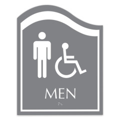 Hotel Interior ADA Signage Stainless Steel Wayfinding Directional Sign for Stair Lift Level & Room Number
