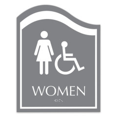Hotel Interior ADA Signage Stainless Steel Wayfinding Directional Sign for Stair Lift Level & Room Number