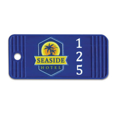 Blank Customizable Acrylic Keychain Wholesale DIY Printed Personalized Hotel Motel Key Tag Souvenir