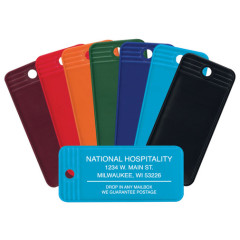 Blank Customizable Acrylic Keychain Wholesale DIY Printed Personalized Hotel Motel Key Tag Souvenir
