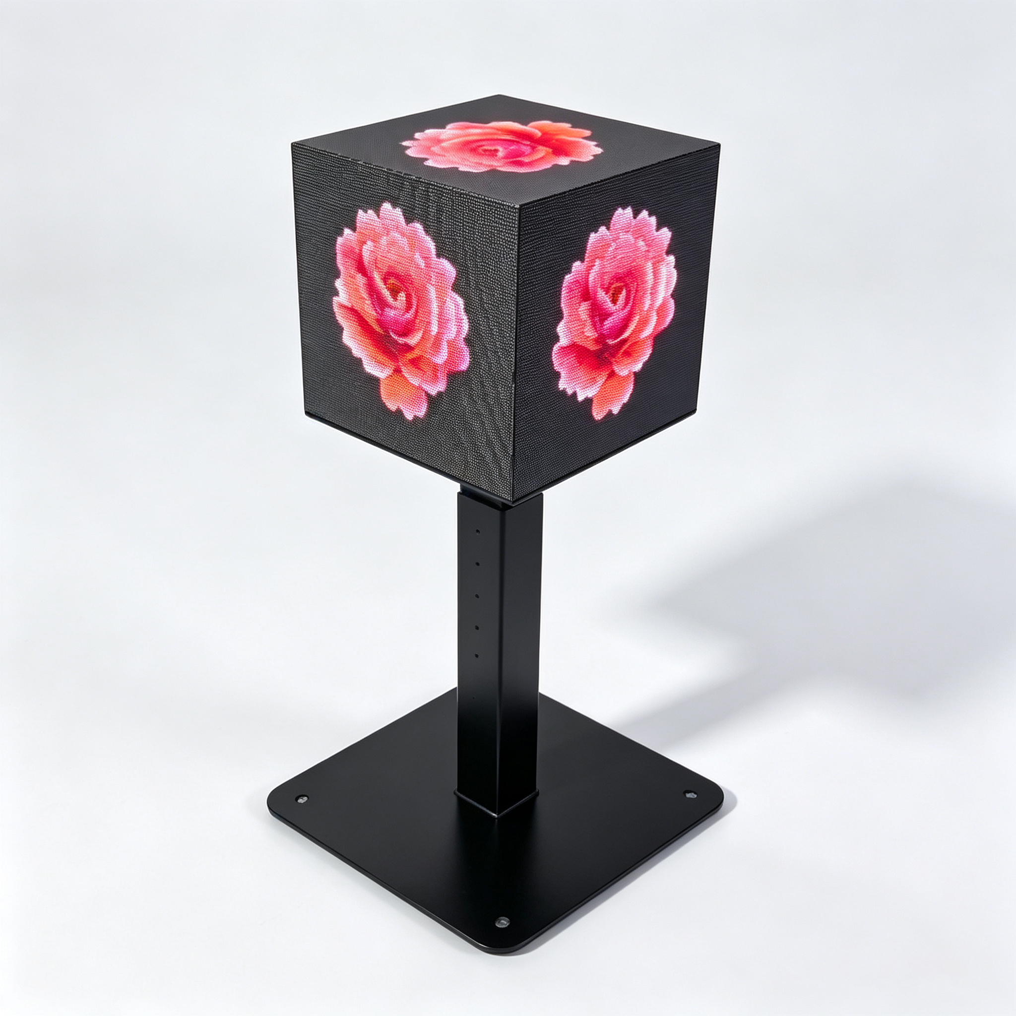 Led Display for Video Advertising Indoor Digital Wall 3D Panel Alarm De Machine Sign Color Transparent Cube Screen