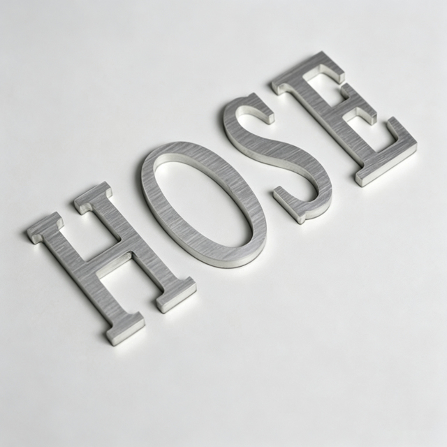 3D Laser Cut Painting Alphabet Aluminum Sign Letters For Business Decoration And Advertising