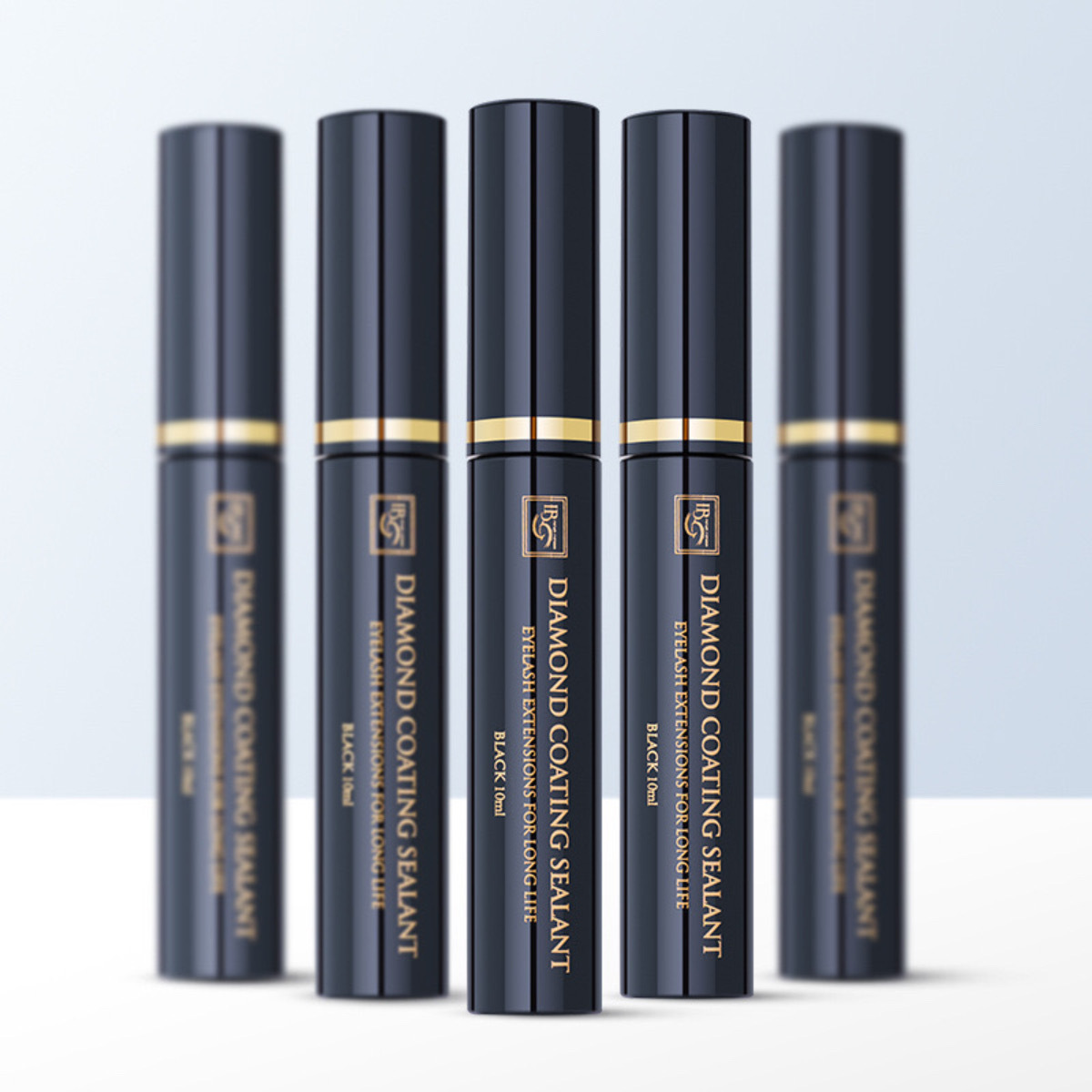 IB Diamond Coating Sealant IB Black Sellador para extensiones de pestañas 10 ml Negro (Sellador en Rimel)