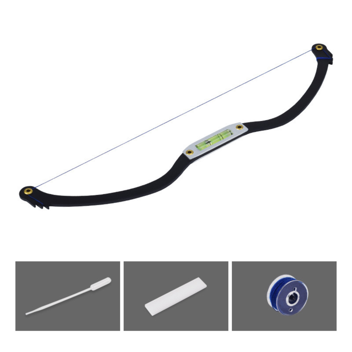 Regla De Marcador De Cejas, Hilo De Regla De Tatuaje De Cejas, Accesorio De Regla De Tatuaje De Cejas, Herramienta De Arco, Nivelador De Burbujas, Hilo De Equilibrio De Posicionamiento