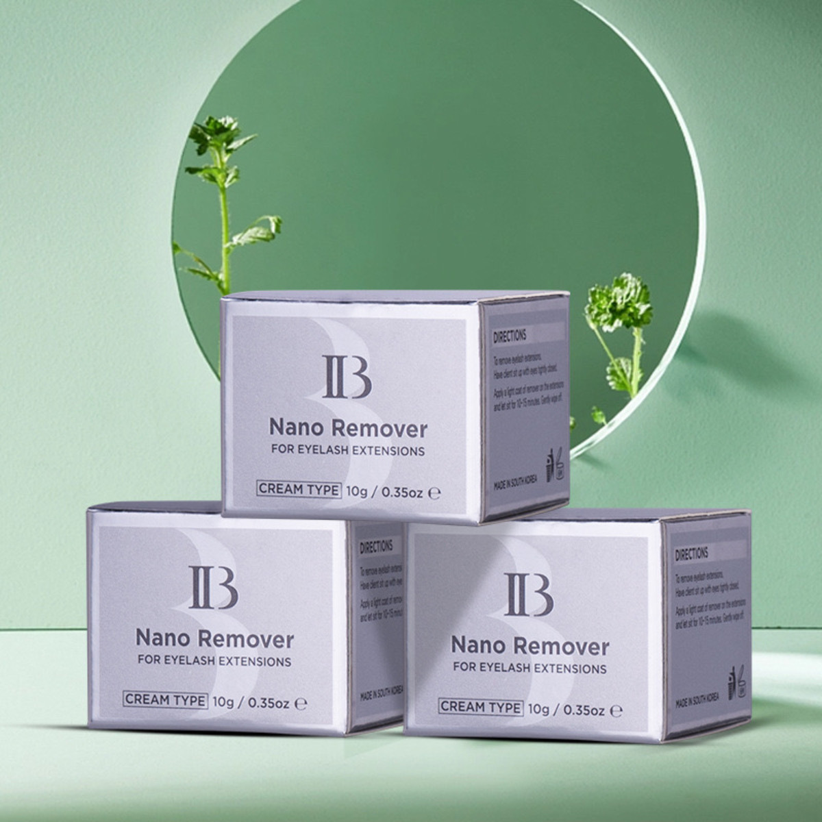 Eliminador IB NANO Original de Corea para extensiones de pestañas, 10g, tipo crema, removedor de pegamento de pestañas postizas, herramienta de limpieza rápida sin estimulación