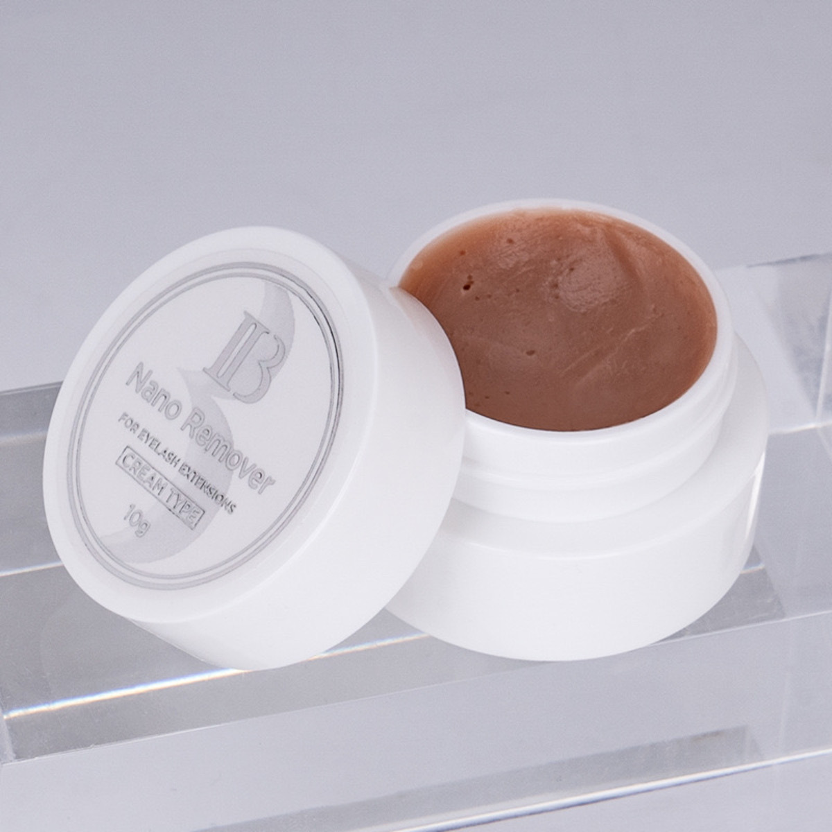 Eliminador IB NANO Original de Corea para extensiones de pestañas, 10g, tipo crema, removedor de pegamento de pestañas postizas, herramienta de limpieza rápida sin estimulación