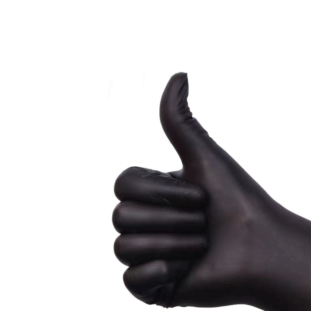 100 Guantes de Nitrilo(Talla M )de Alta Calidad Color Negro, Sin Látex, Sin Polvo, Diseño Ambidiestro, Ajuste Perfecto, Desechables y Resistentes