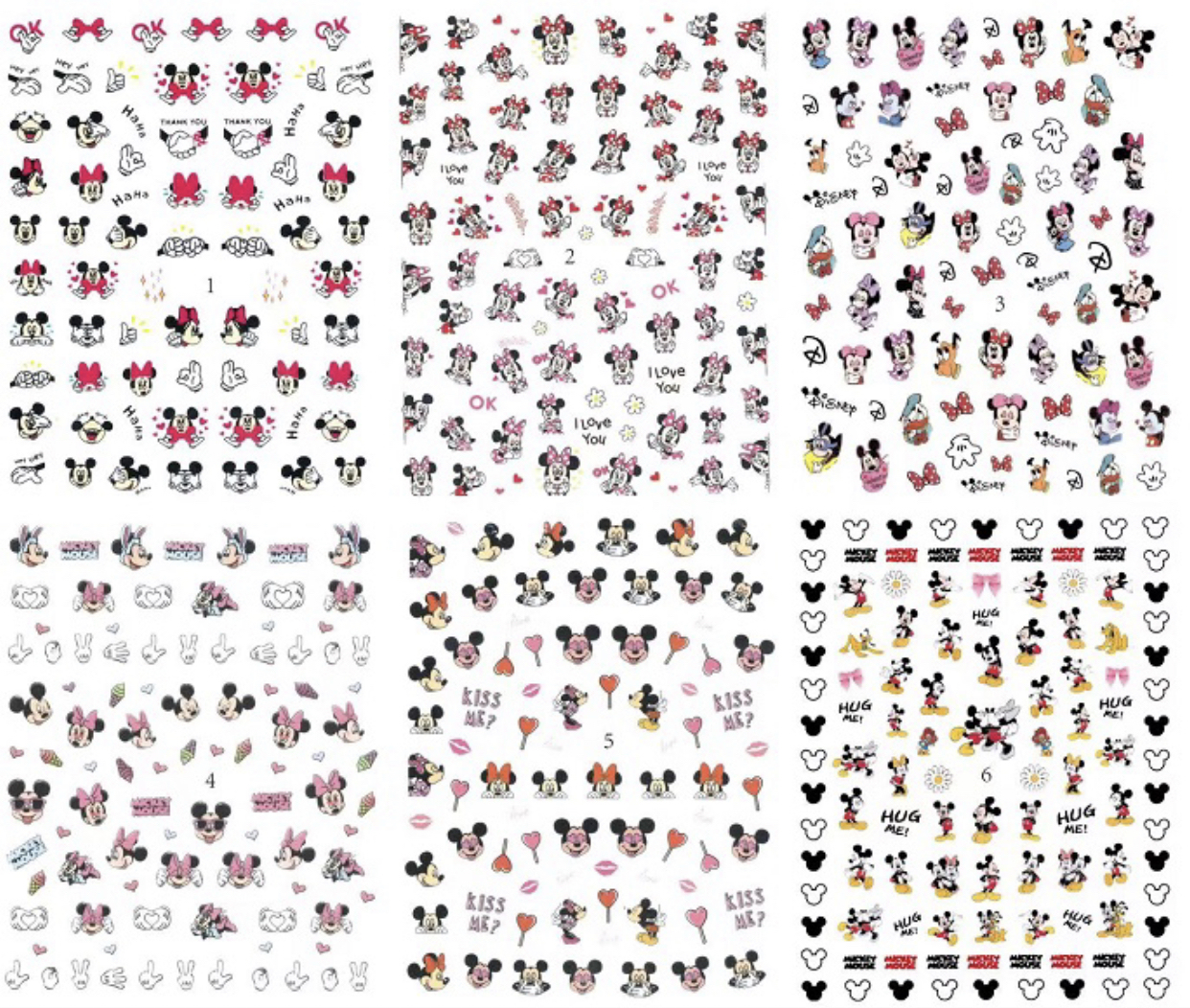 Sticker surtido de personajes