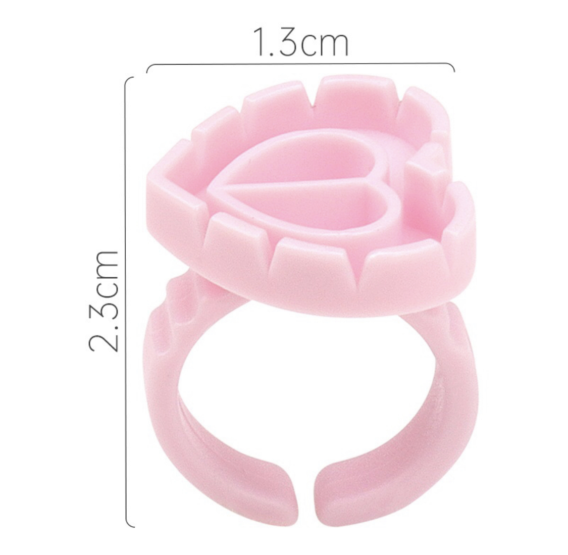 Anillo para pestaña (paquete de 10 bolsas con 100pzs)