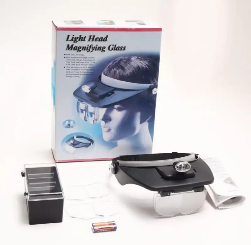 Optivisor con lampara led, herramienta de injerto de apicultura.