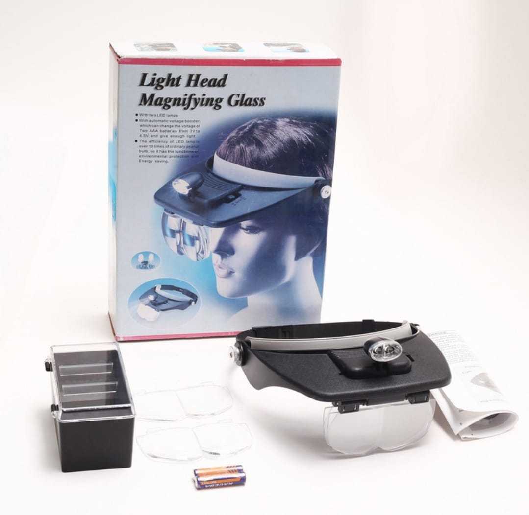 Optivisor con lampara led, herramienta de injerto de apicultura.