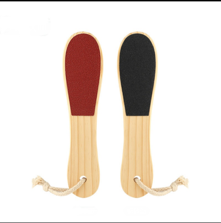 Lima de doble cara para pie de madera/ paquete con 12 pz