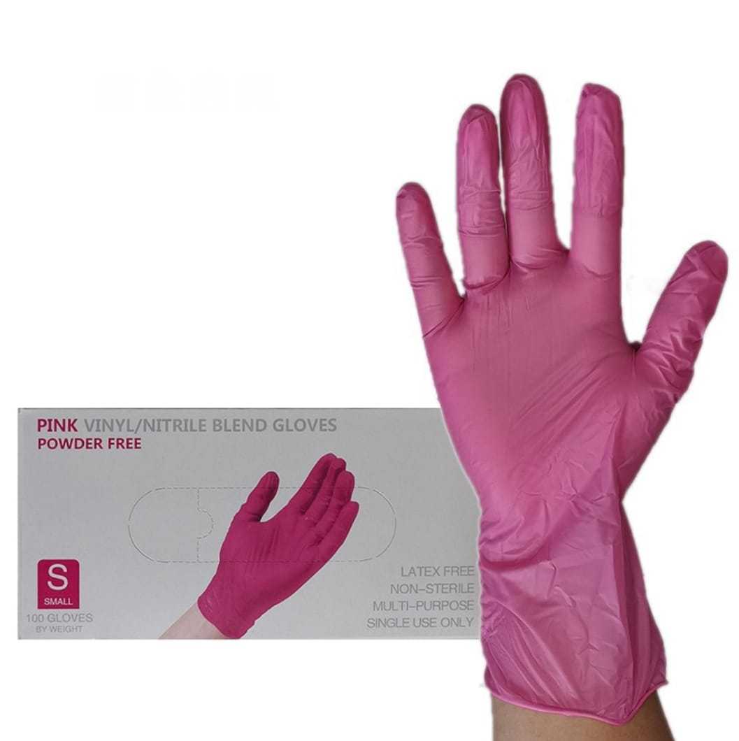 Guantes de nítralo desechables, antideslizantes / Cajita x100 piezas