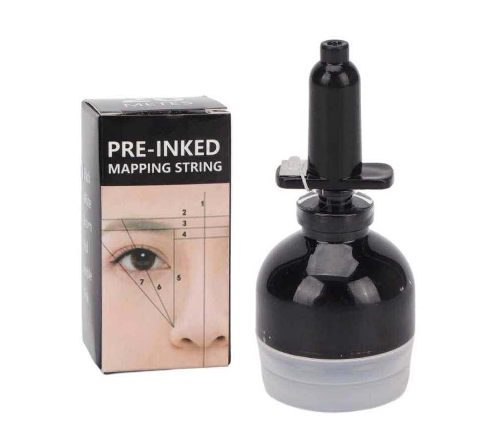Caja de Mapeo de cejas, dispositivo de trazador de lineas microblading.