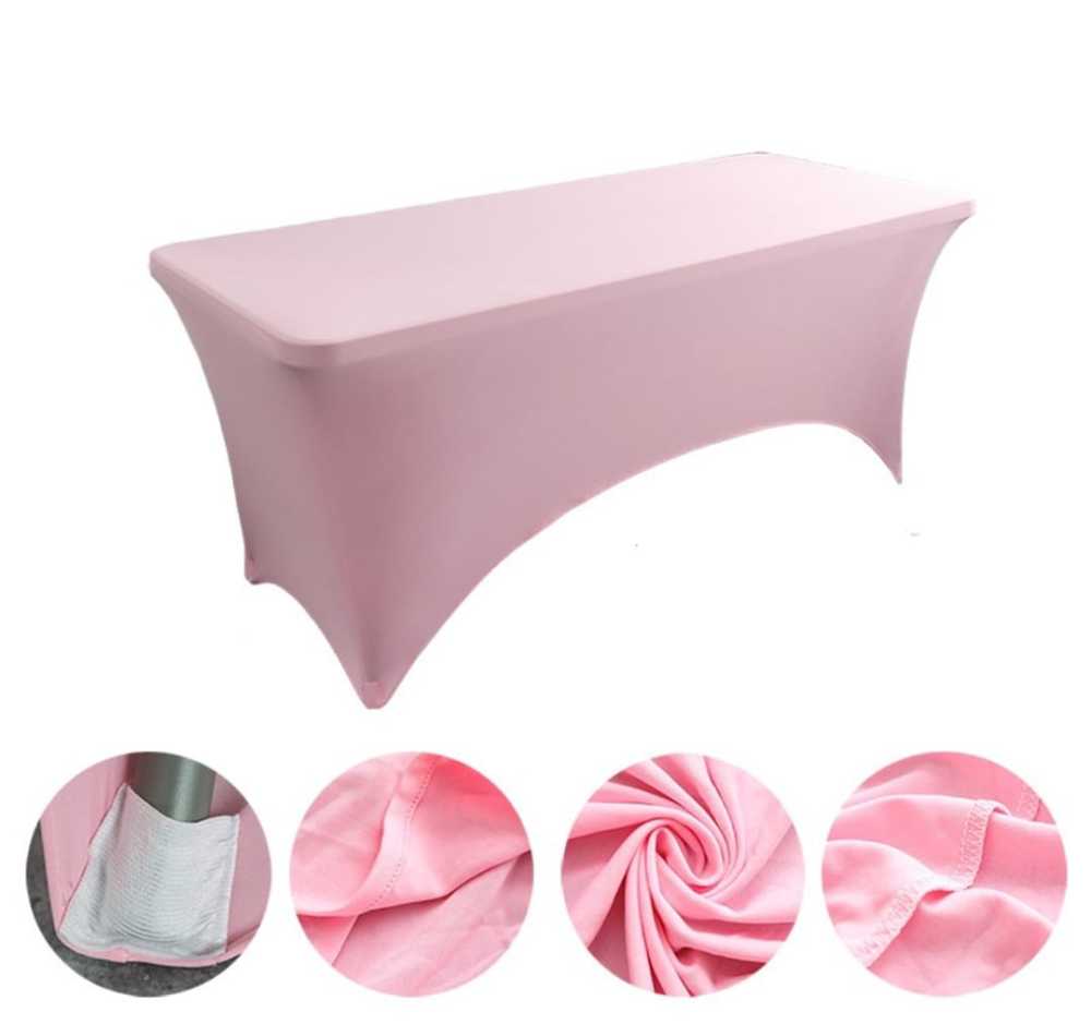 Mantel de mesa, cubre camilla ajustable de poliester elastico