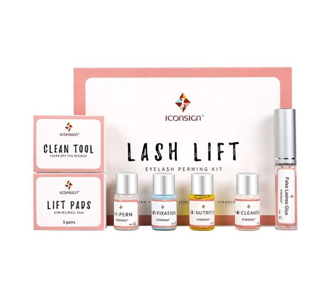 Kit Lash Lifting Rizado semi permanentes de pestañas