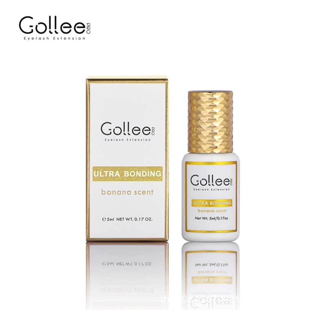 Pegamento Para Extensión De Pestañas GOLLE BANANA ULTRA BONDING, secado rápido Adhesivo Para Extensión de Pestañas Volumen