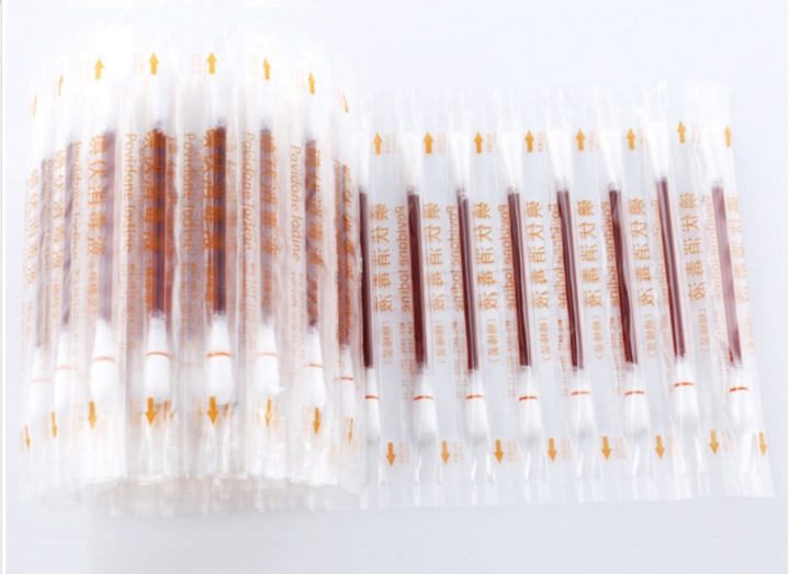 Hisopo antiséptico/paquete con 100 pz