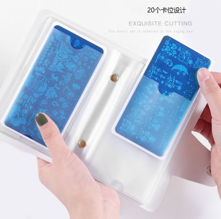 Estuche portaplacas para estampado de uñas