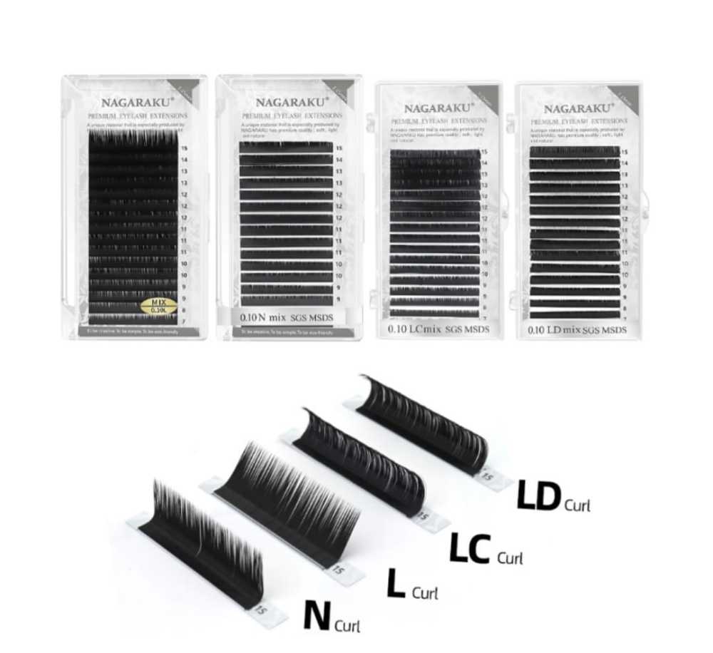 Blister Curls Eyelash Extension de pestañas / 0.07LD MIX 7-15