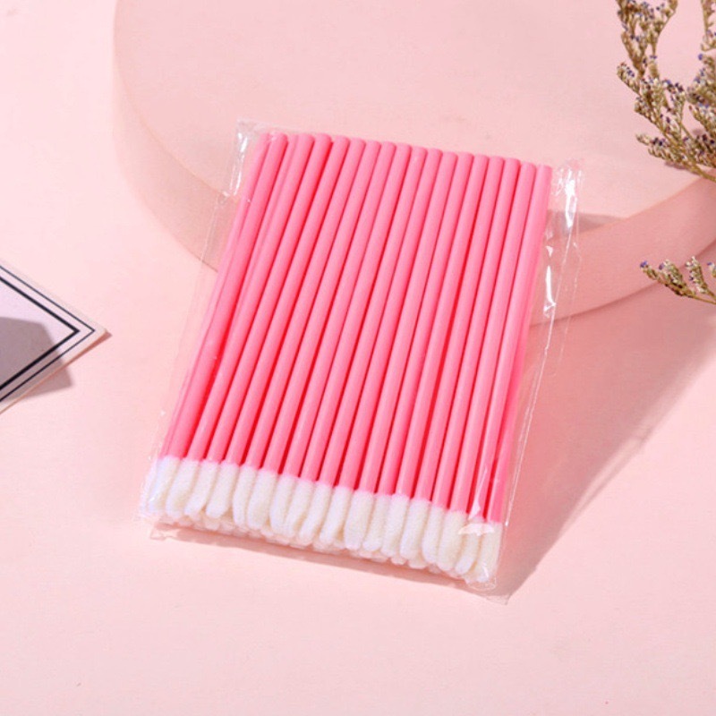 Lip brush para extensiones de pestañas (paquete de 10 bolsitas con 50 pzs).