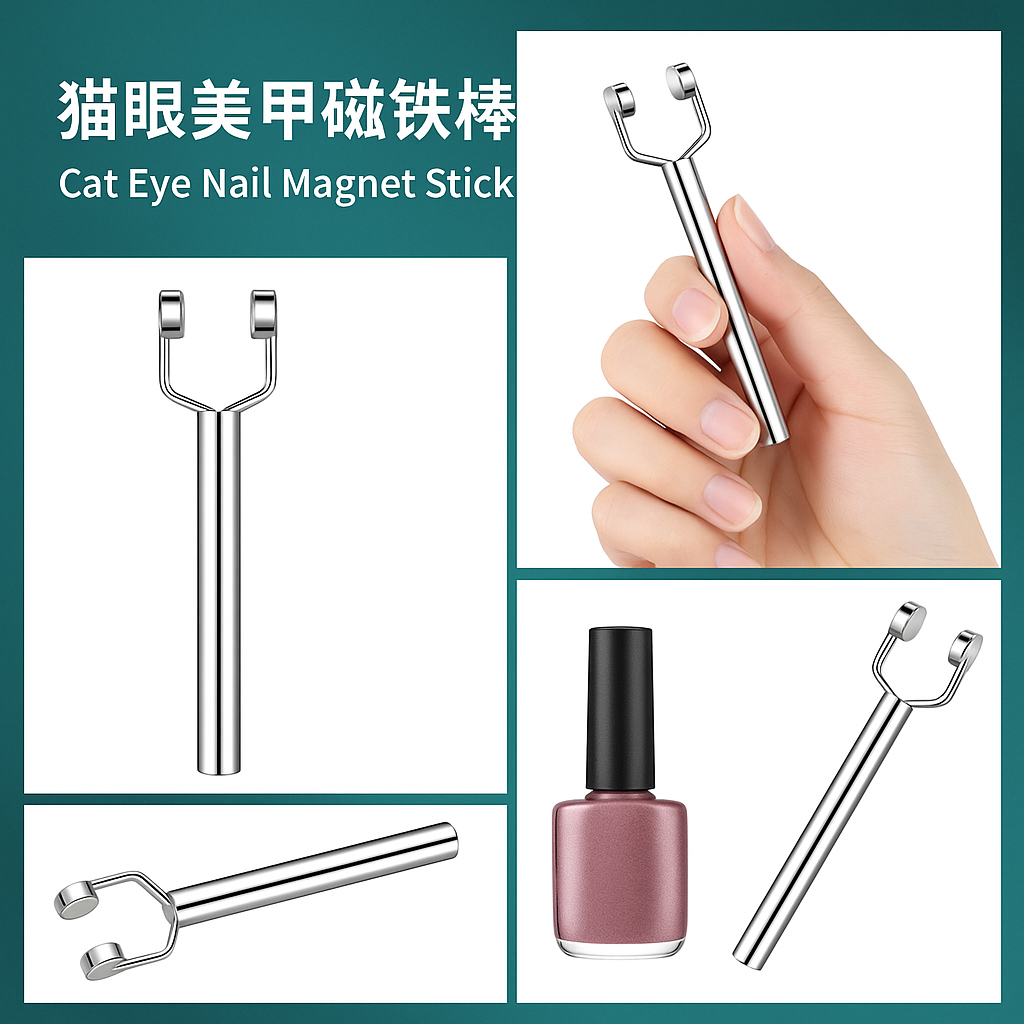 Imán para Uñas Efecto Ojo de Gato /Paquete con 12 piezas