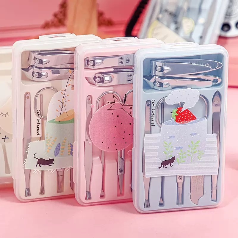 Set de Manicure y Pedicure Portátil con Estuche