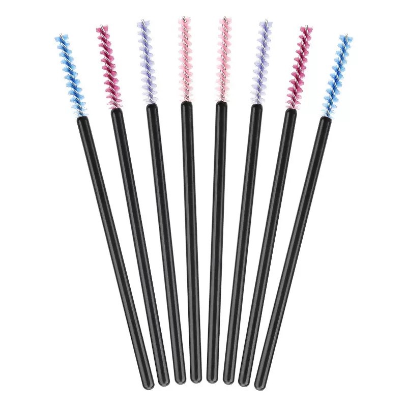 Cepillos Desechables para Pestañas y Cejas / Paquete de 10 bolsitas con 50 piezas