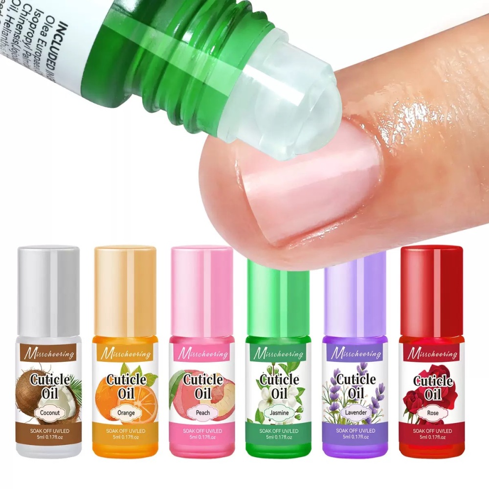 Aceite para Cutícula con Aplicador Roll-On – Hidratante /Paquete con 12 piezas