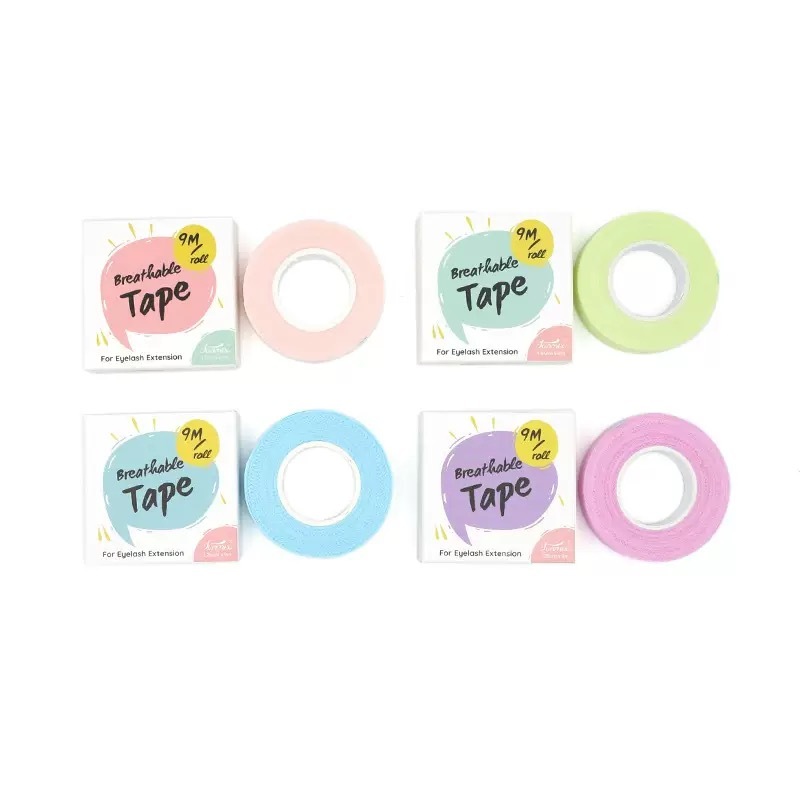 Cinta Adhesiva Transpirable para Extensión de Pestañas /Paquete con 24 piezas