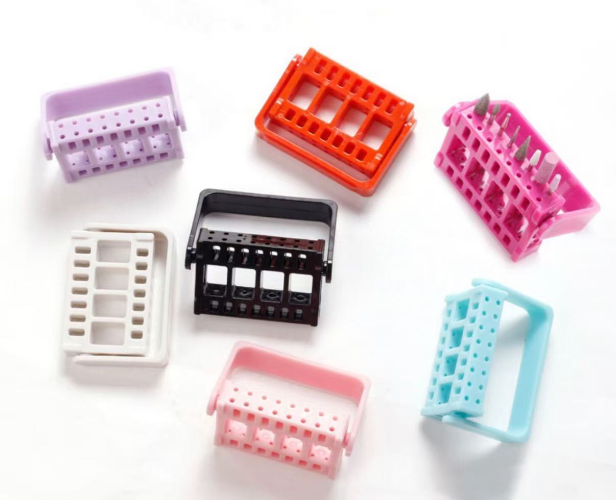 Soporte para brocas para uñas, exhibición /paquete con 10 pz