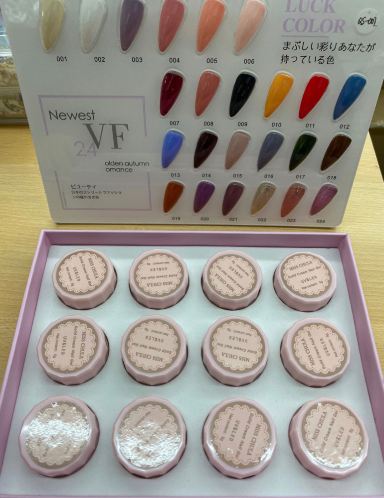 Gama gel painting 12 colores