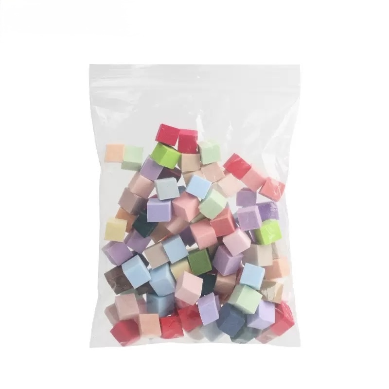Cubos de esponja para remover esmalte de uñas Esponjas removedoras de gel y esmalte