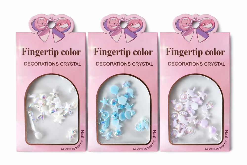 Set charms marinos decoración uñas /Paquete con 12 piezas