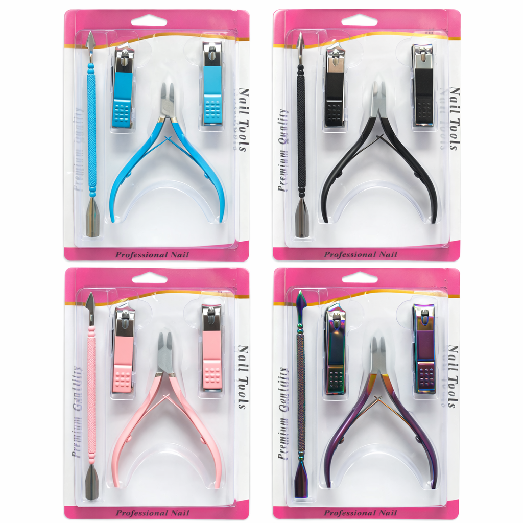 Kit de herramientas para uñas – Set manicure profesional /Paquete con 12 piezas