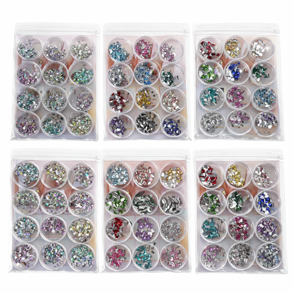 Kit de Decoración para Uñas /Paquete con 12 piezas