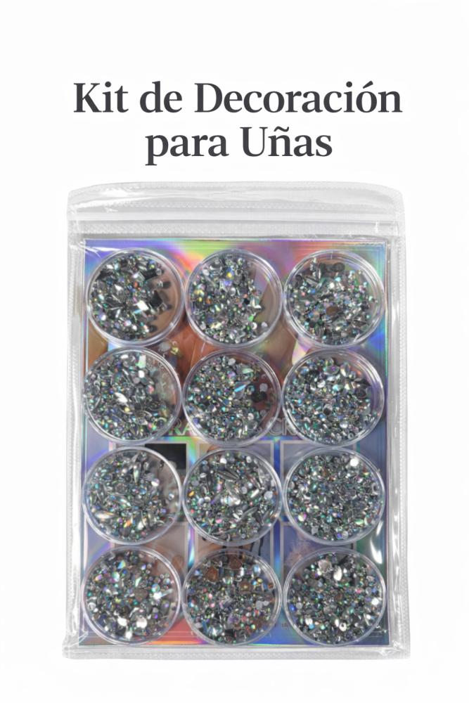 Kit de Decoración para Uñas /Paquete Con 12 piezas
