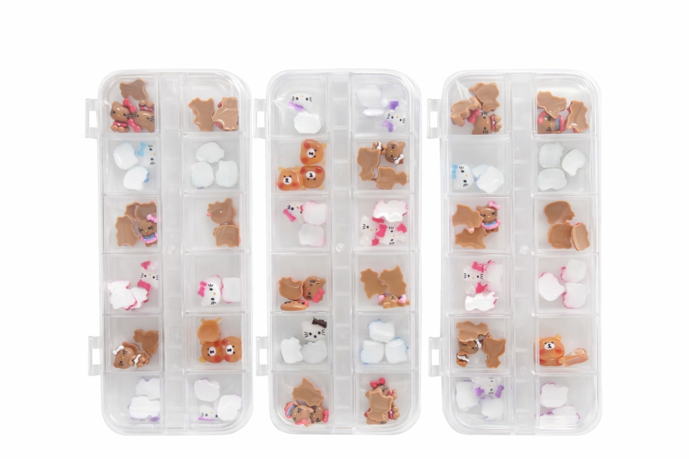 Figura kawai animada /Paquete con 12 piezas