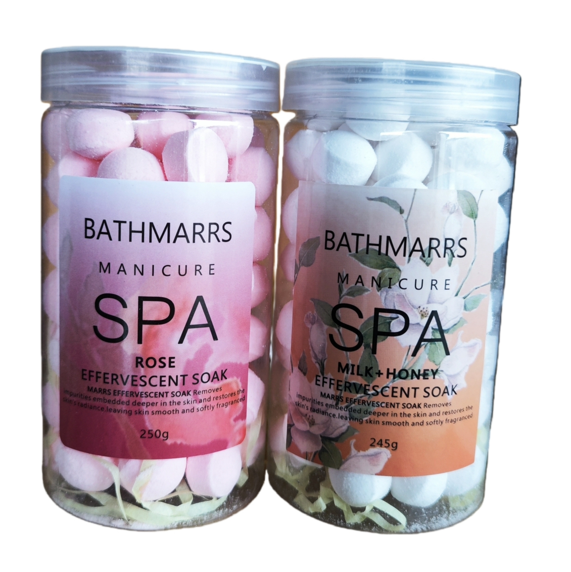 Sales Efervescentes para Manicura SPA – Remojo Relajante para Uñas（250g）