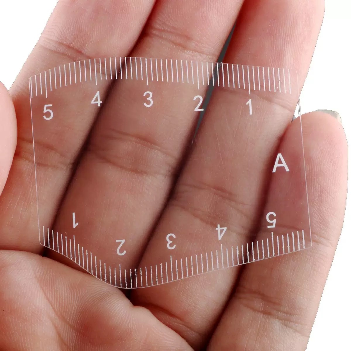 Regla para Diseño de Cejas – Medidor de Curvatura Profesional