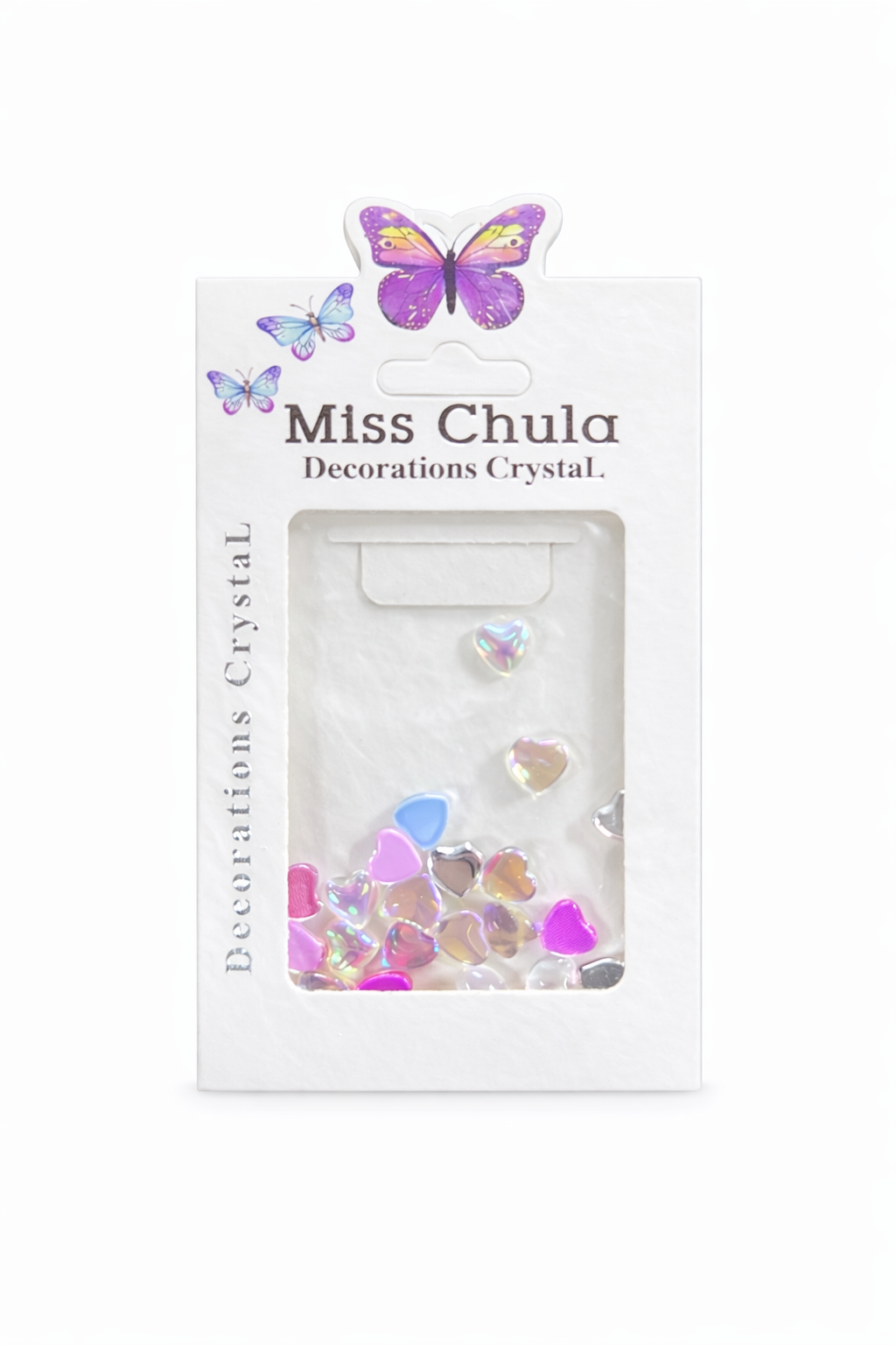 Piedras decoración uñas cristal Miss Chula nail art / Paquete con 12 piezas