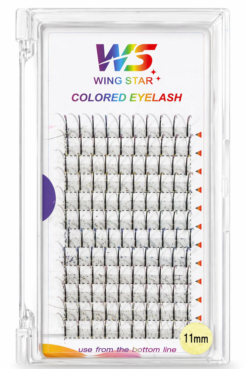 WINGSTAR blíster de pestaña con glitter