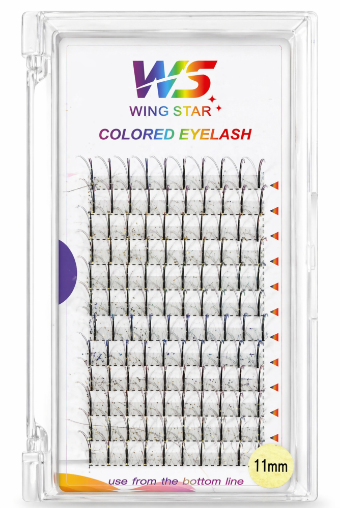WINGSTAR blíster de pestaña con glitter