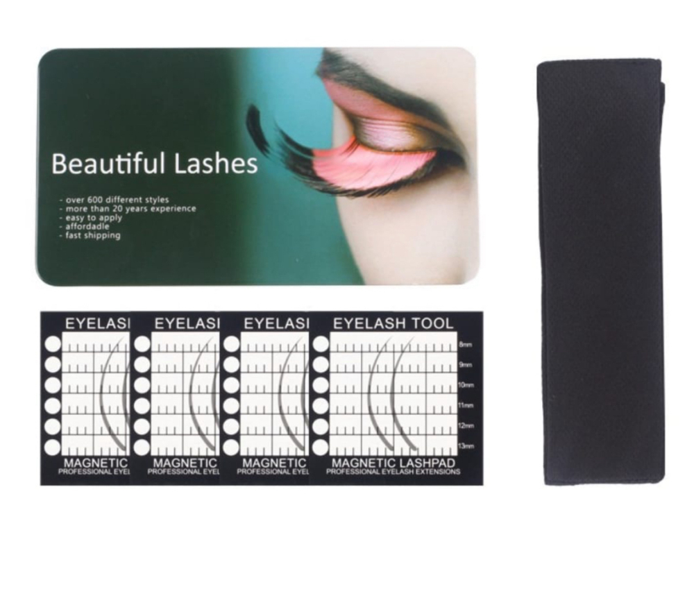 Diadema Almohadilla magnetica, portátil ajustable para injerto de extension de pestañas