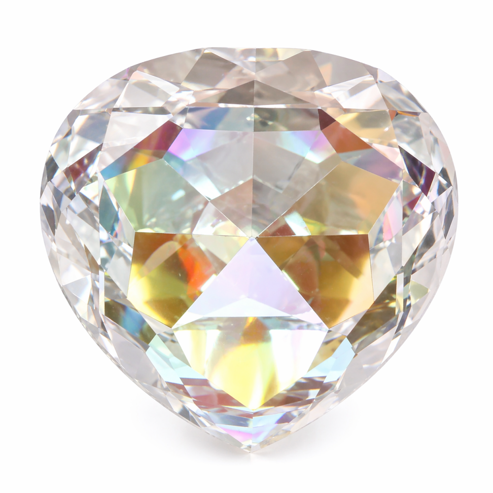 Diamante corazón para fotografías de uñas