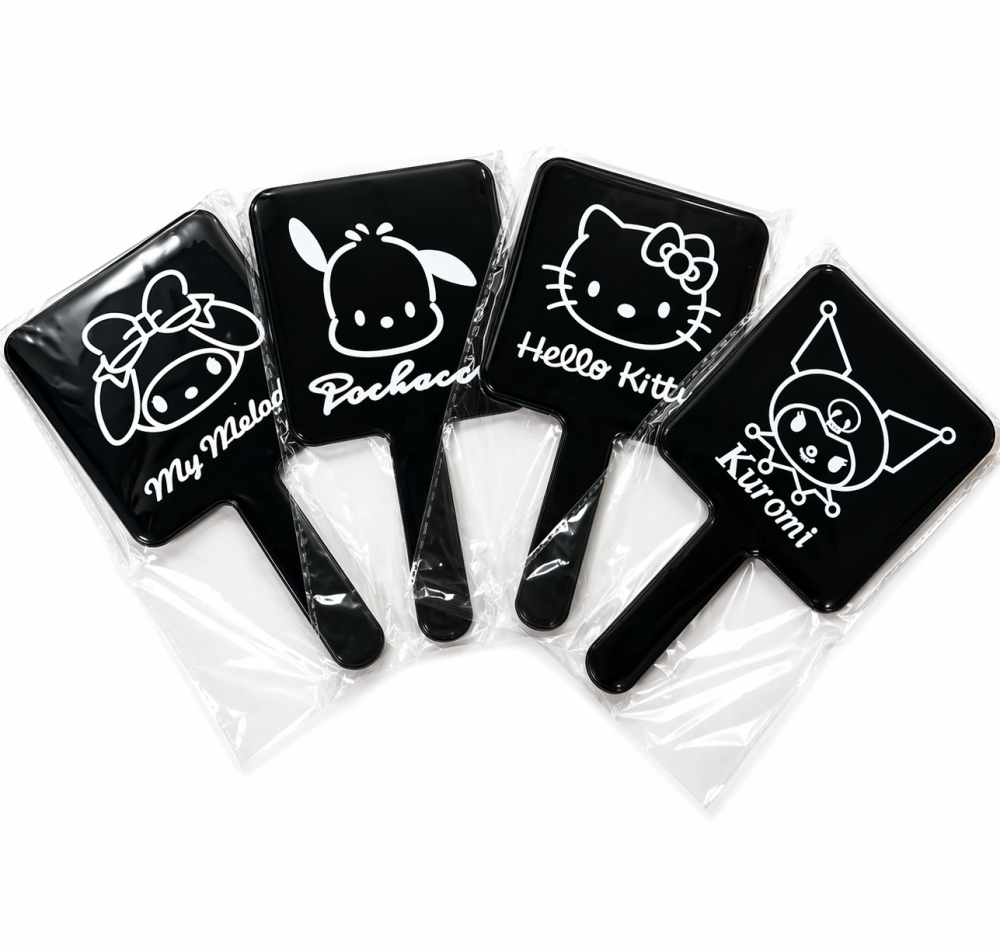 Espejo de mano con diseño cute – portátil y ligero(9*16cm)/Paquete con 12 piezas