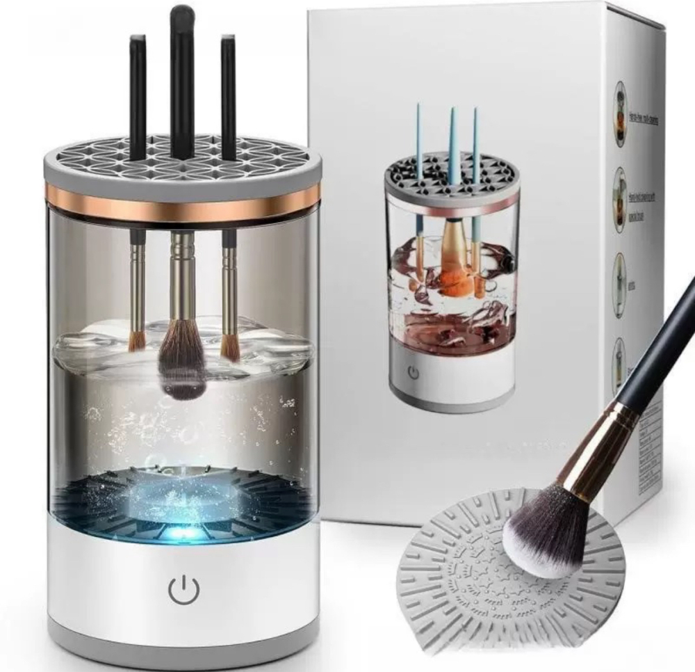 Limpiador Eléctrico de Brochas de Maquillaje – Automático