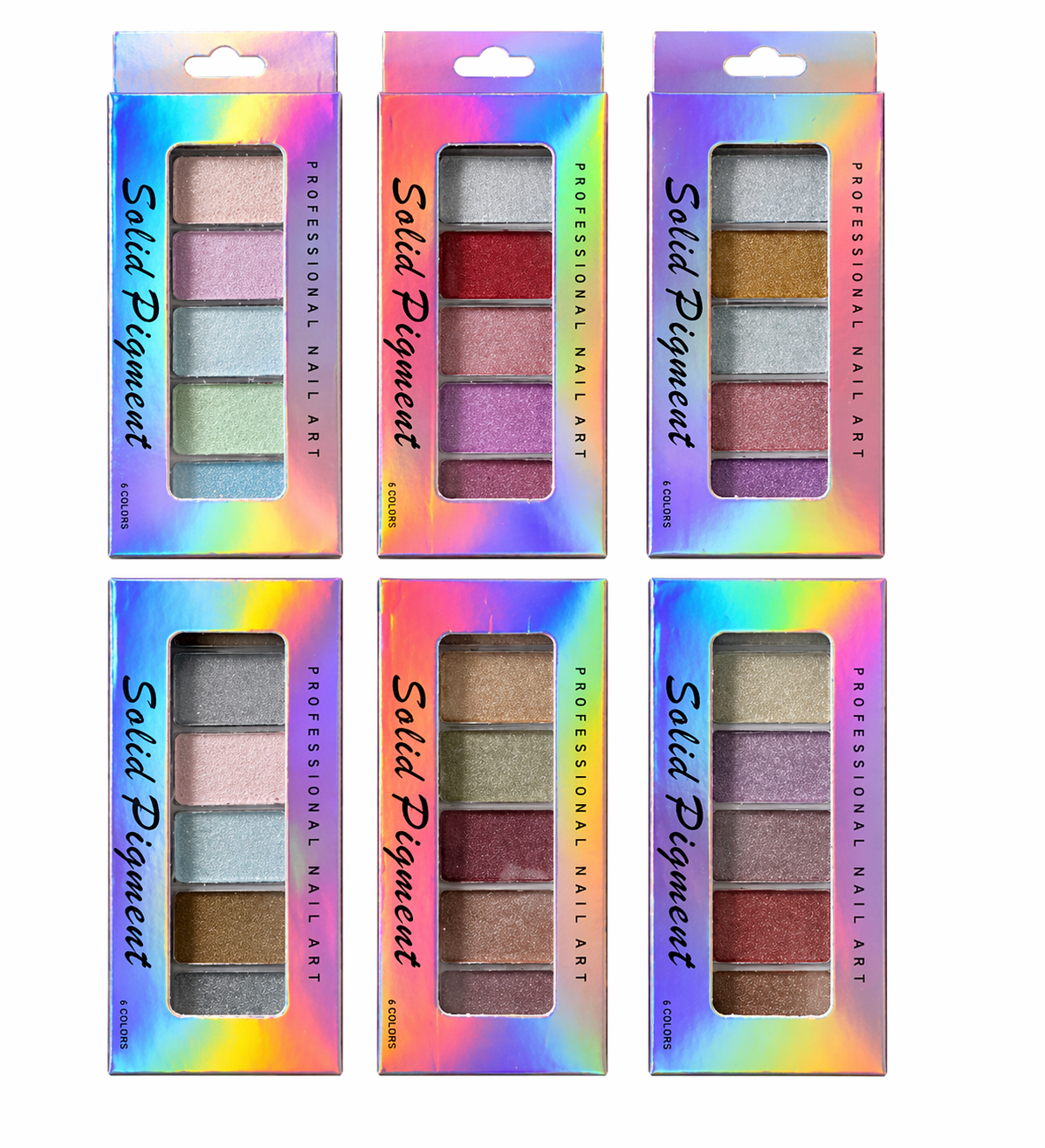 Set de efectos Aurora- Espejó /Paquete con 12 piezas